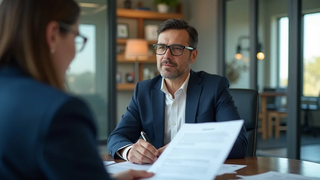 California workers compensation legal attorney assisting a client in a modern California law office