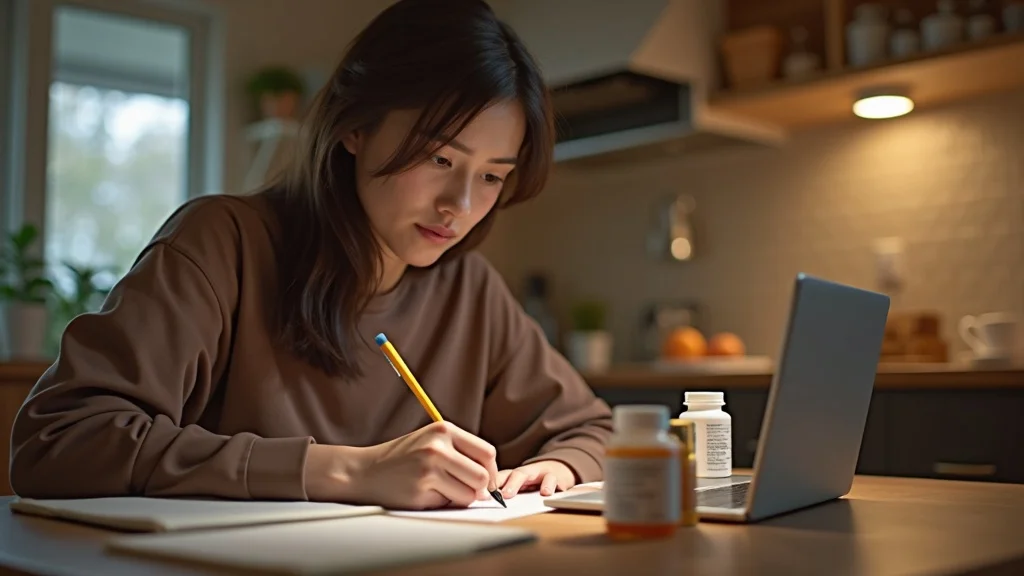 Injured worker documenting head injury compensation symptoms for a stronger California workers compensation claim