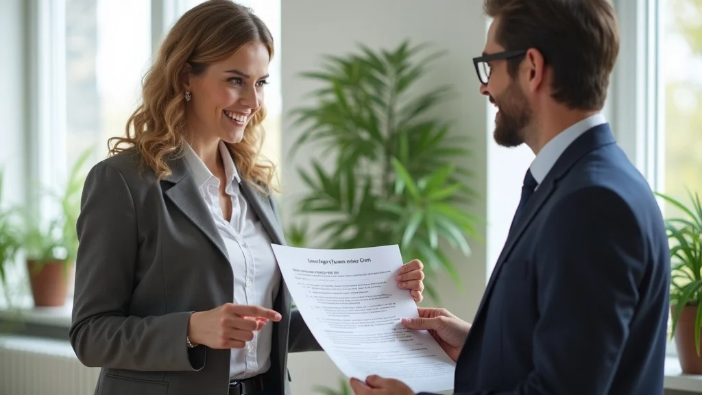 Empowered injured worker considering factors for choosing workers compensation attorney — collaborative document review with attorney