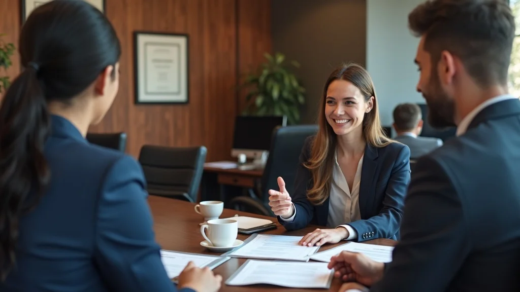 california workers compensation claim attorney discussing denied claim with worker in professional law office setting