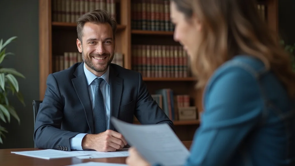 california workers compensation claim legal consultation with injured worker in law office